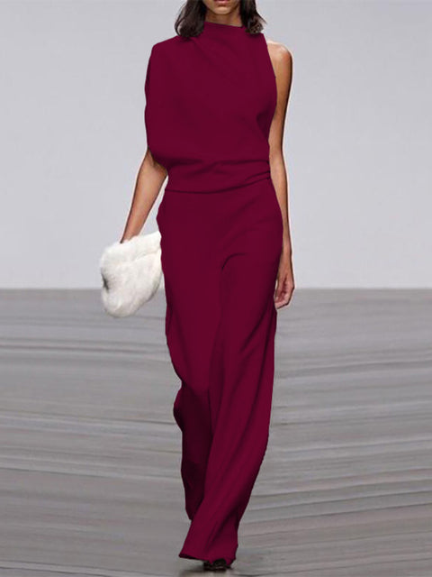 Sleeveless Open Back Jumpsuit | Women | Contemporary Style | Elegant Fit | Party & Evening Wear | Steven & Levon