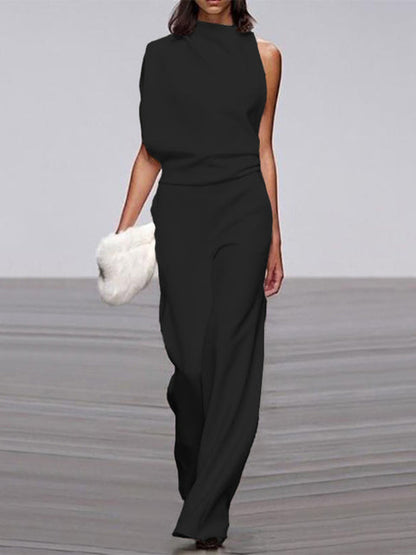 Sleeveless Open Back Jumpsuit | Women | Contemporary Style | Elegant Fit | Party & Evening Wear | Steven & Levon