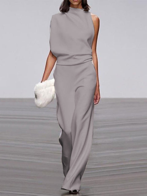 Sleeveless Open Back Jumpsuit | Women | Contemporary Style | Elegant Fit | Party & Evening Wear | Steven & Levon