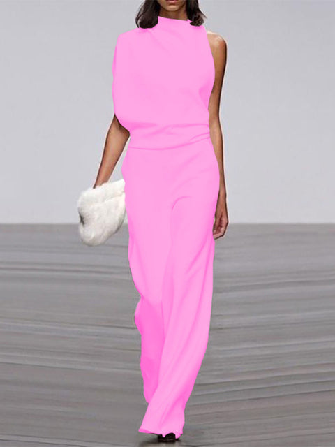 Sleeveless Open Back Jumpsuit | Women | Contemporary Style | Elegant Fit | Party & Evening Wear | Steven & Levon
