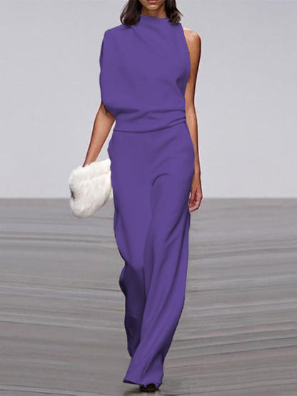 Sleeveless Open Back Jumpsuit | Women | Contemporary Style | Elegant Fit | Party & Evening Wear | Steven & Levon