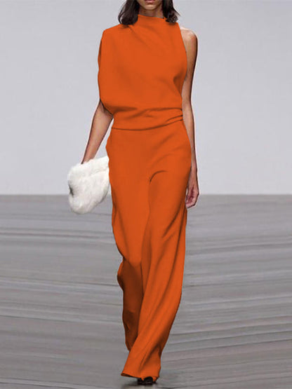 Sleeveless Open Back Jumpsuit | Women | Contemporary Style | Elegant Fit | Party & Evening Wear | Steven & Levon