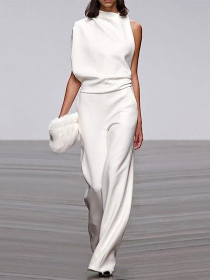 Sleeveless Open Back Jumpsuit | Women | Contemporary Style | Elegant Fit | Party & Evening Wear | Steven & Levon