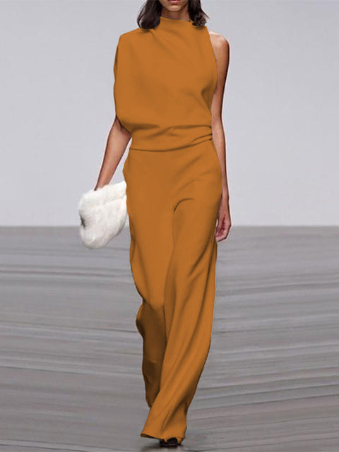 Sleeveless Open Back Jumpsuit | Women | Contemporary Style | Elegant Fit | Party & Evening Wear | Steven & Levon