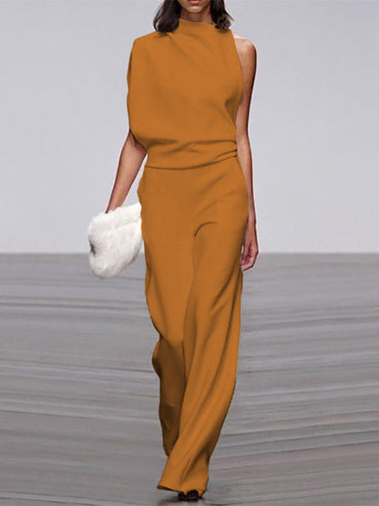 Sleeveless Open Back Jumpsuit | Women | Contemporary Style | Elegant Fit | Party & Evening Wear | Steven & Levon
