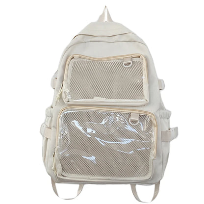 Transparent Ita Backpack | Women | Large Capacity | Japanese School Bag | Anime Display | Steven & Levon