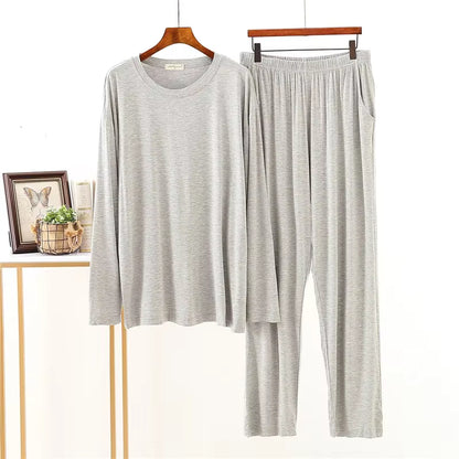 Men's Pajama Set | Modal | Long Sleeve | Loose Fit | Breathable Sleepwear | Steven & Levon
