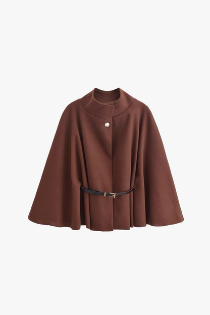 Women's Knit Poncho | Soft Knit Cape | Lightweight Layering Piece | Steven & Levon