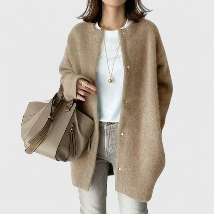 Women's Button-Up Knit Cardigan | Soft Everyday Sweater | Steven & Levon