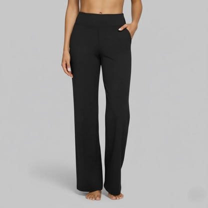 Women's Comfortable Stretch Pants | Relaxed Fit Casual Trousers | Soft Everyday Wear | Steven & Levon