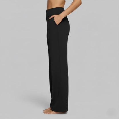 Women's Comfortable Stretch Pants | Relaxed Fit Casual Trousers | Soft Everyday Wear | Steven & Levon
