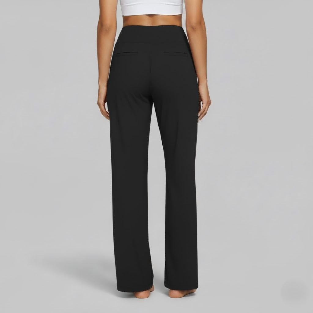 Women's Comfortable Stretch Pants | Relaxed Fit Casual Trousers | Soft Everyday Wear | Steven & Levon