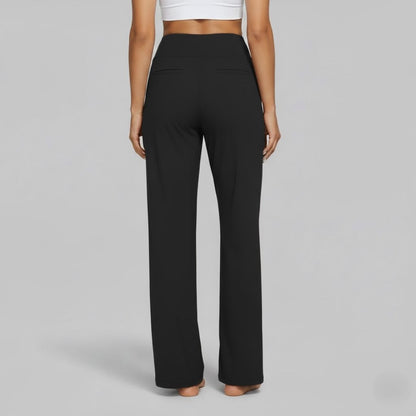 Women's Comfortable Stretch Pants | Relaxed Fit Casual Trousers | Soft Everyday Wear | Steven & Levon