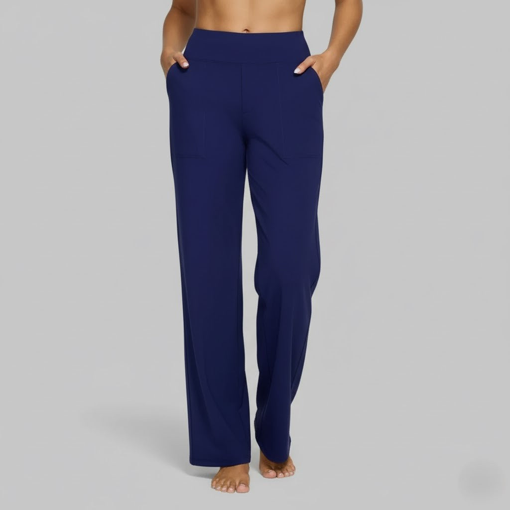 Women's Comfortable Stretch Pants | Relaxed Fit Casual Trousers | Soft Everyday Wear | Steven & Levon