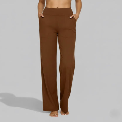 Women's Comfortable Stretch Pants | Relaxed Fit Casual Trousers | Soft Everyday Wear | Steven & Levon