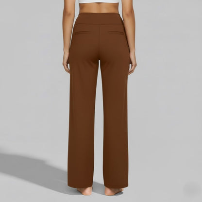 Women's Comfortable Stretch Pants | Relaxed Fit Casual Trousers | Soft Everyday Wear | Steven & Levon