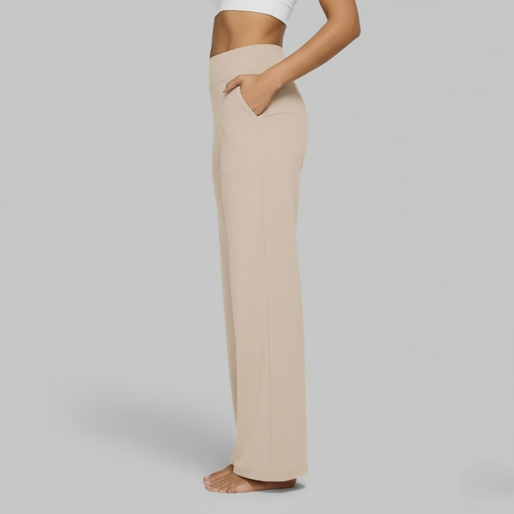 Women's Comfortable Stretch Pants | Relaxed Fit Casual Trousers | Soft Everyday Wear | Steven & Levon