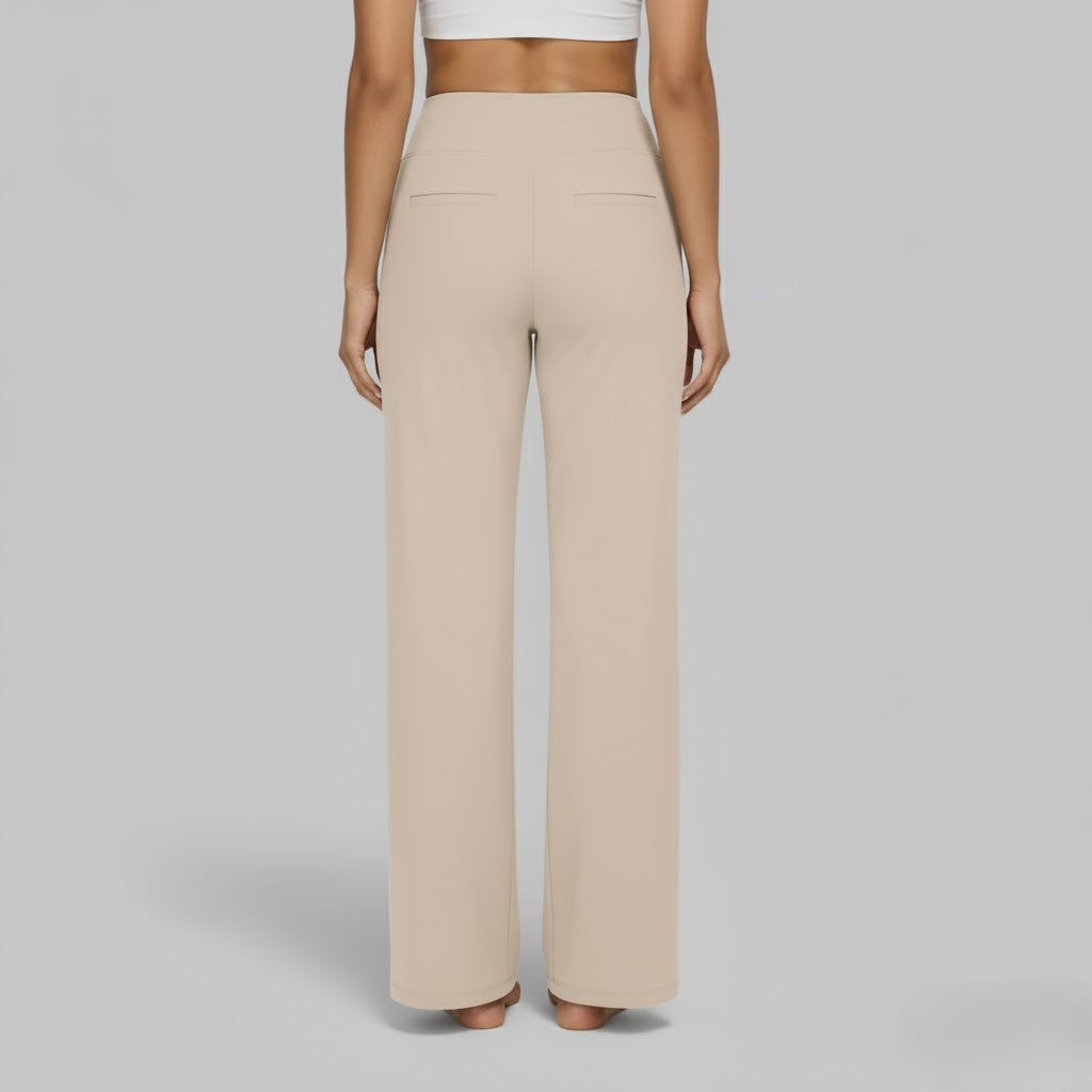 Women's Comfortable Stretch Pants | Relaxed Fit Casual Trousers | Soft Everyday Wear | Steven & Levon