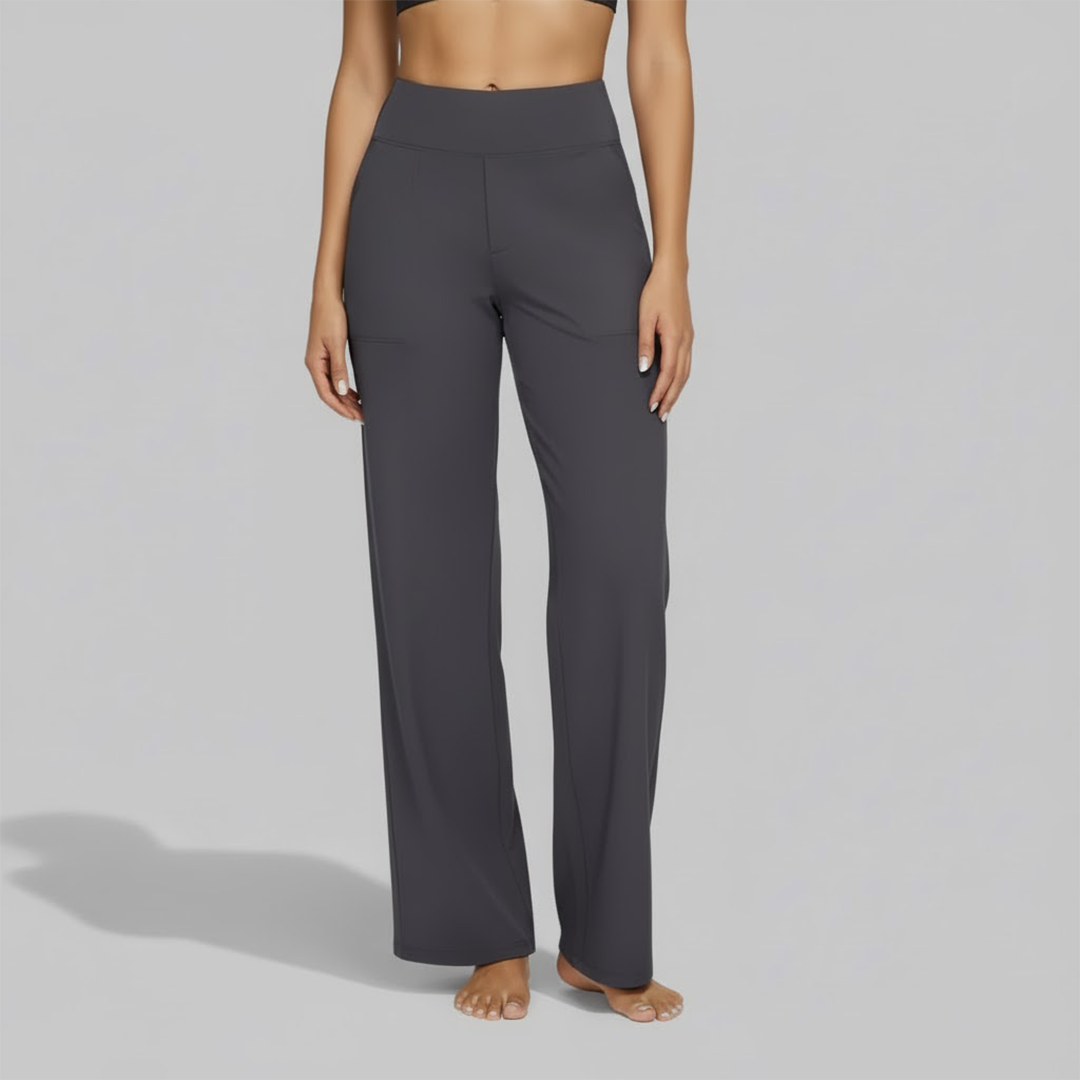 Women's Comfortable Stretch Pants | Relaxed Fit Casual Trousers | Soft Everyday Wear | Steven & Levon