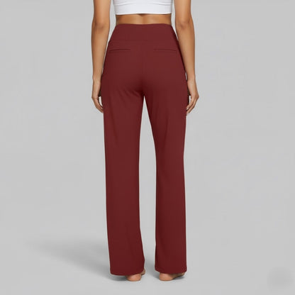 Women's Comfortable Stretch Pants | Relaxed Fit Casual Trousers | Soft Everyday Wear | Steven & Levon