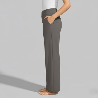 Women's Comfortable Stretch Pants | Relaxed Fit Casual Trousers | Soft Everyday Wear | Steven & Levon