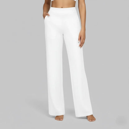 Women's Comfortable Stretch Pants | Relaxed Fit Casual Trousers | Soft Everyday Wear | Steven & Levon