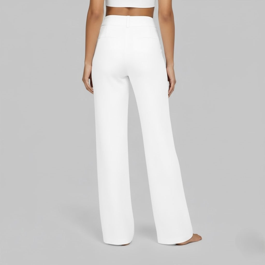 Women's Comfortable Stretch Pants | Relaxed Fit Casual Trousers | Soft Everyday Wear | Steven & Levon