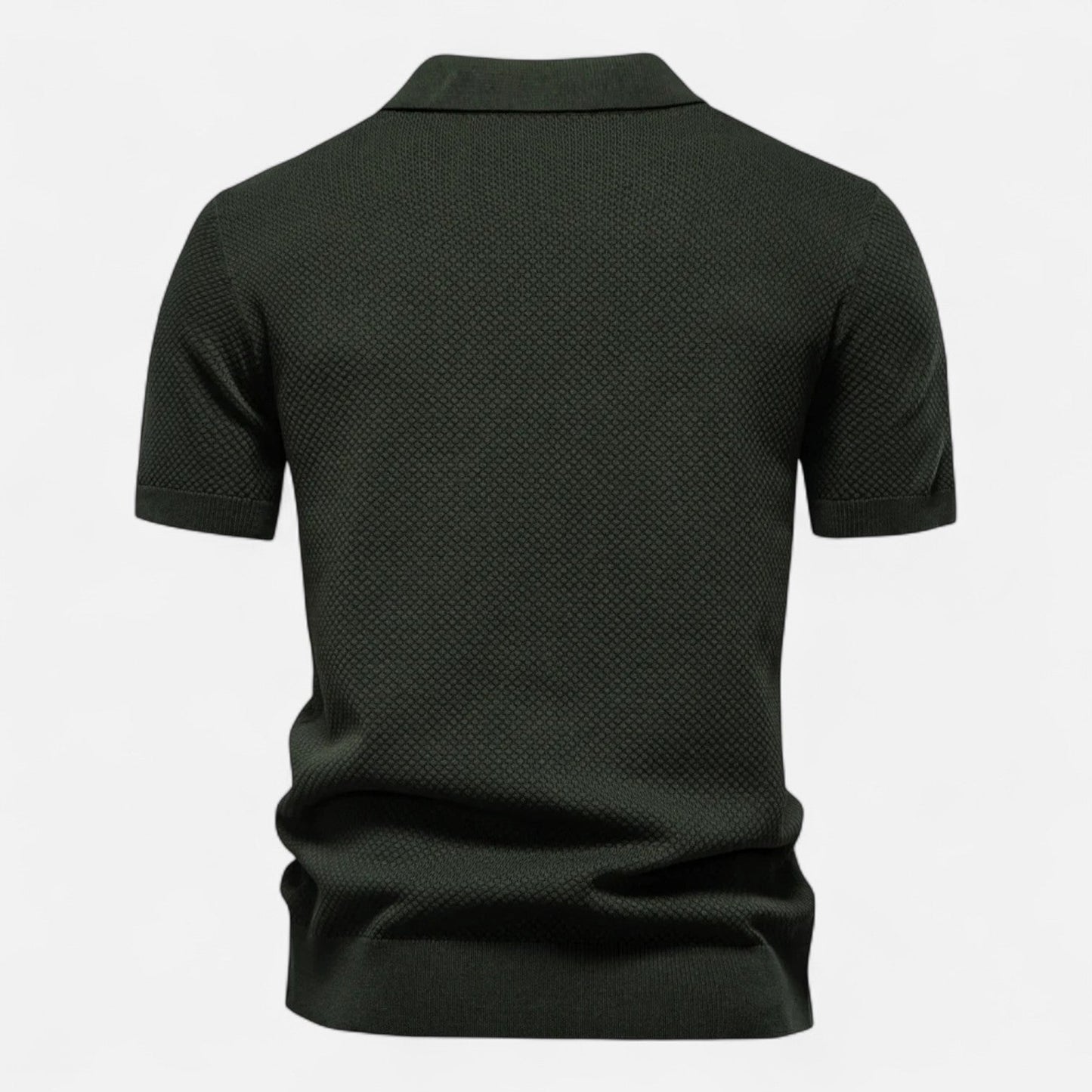 Men’s Knit Polo Shirt | Men | Short Sleeve Casual | Soft Knit Smart Casual Top | Steven & Levon