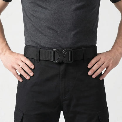 Kommurix - Braided Buckle Belt For Men  Everyday Casual Wear