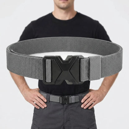 Kommurix - Braided Buckle Belt For Men  Everyday Casual Wear
