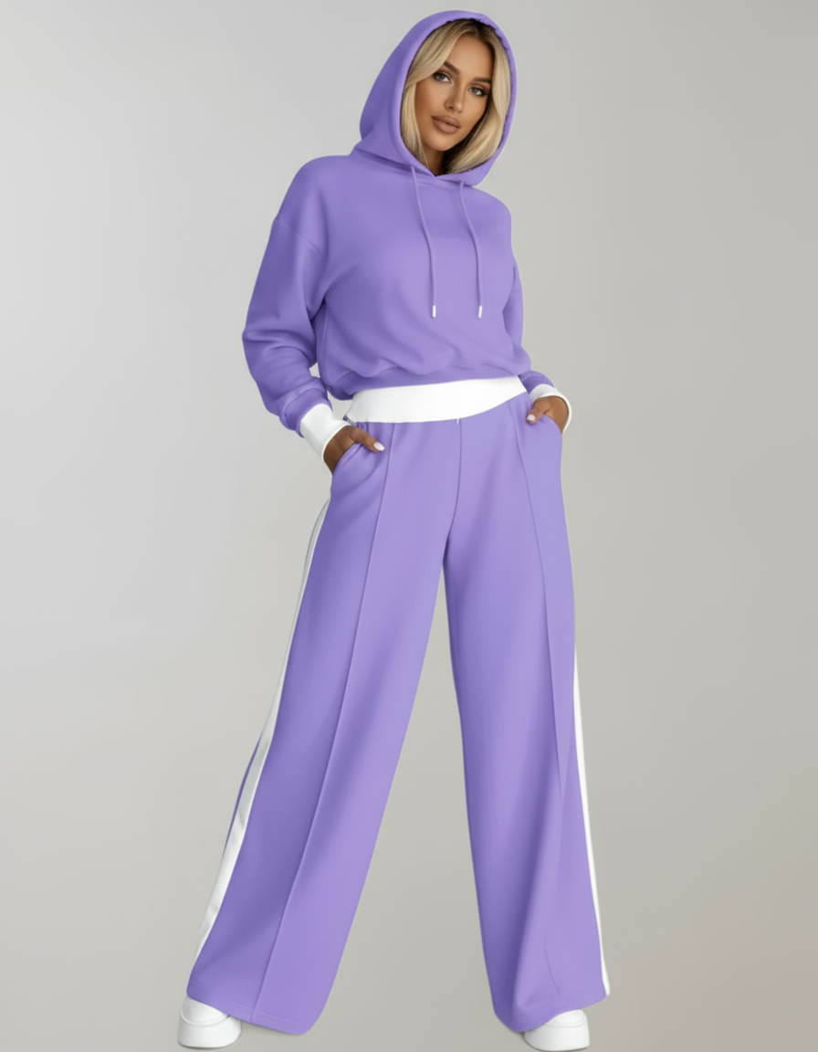 Women's Travel Lounge Set | Comfortable Two Piece Casual Outfit | Steven & Levon