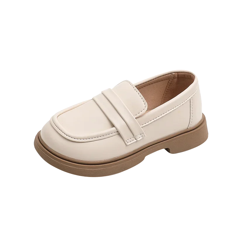 Kids Leather Loafers | Round Toe School Shoes | Smart Casual Penny Loafers | Steven & Levon