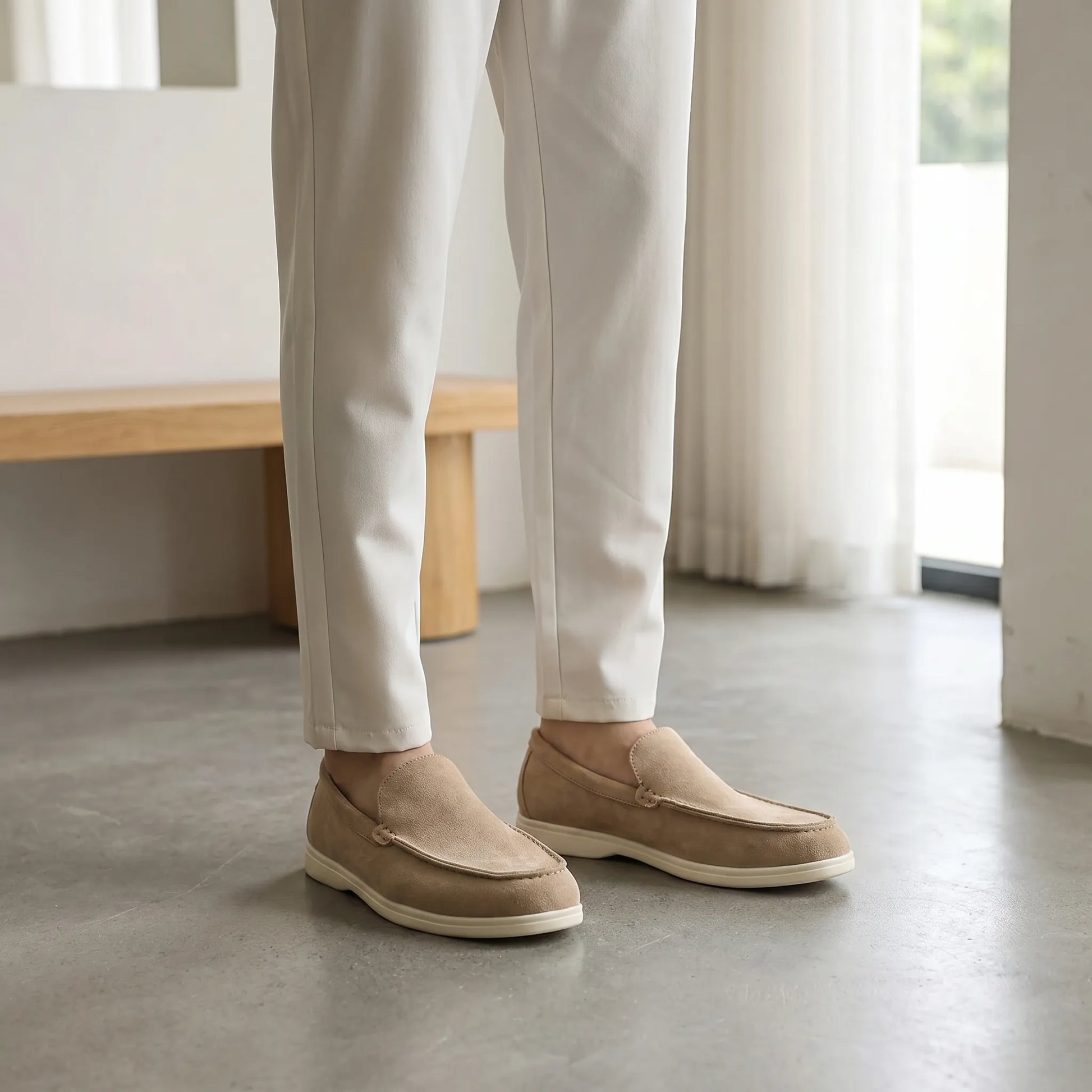 Loafare - Slip-On Flat Moccasin Loafer  Everyday Casual Wear