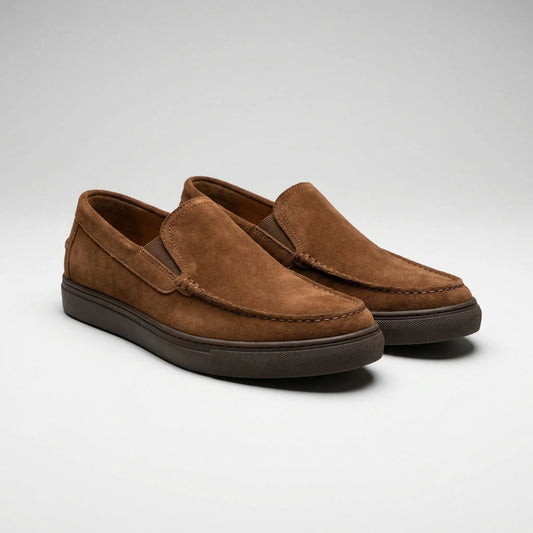 Loavero - Flat Sole Retro Loafer Sneaker  Everyday Casual Wear