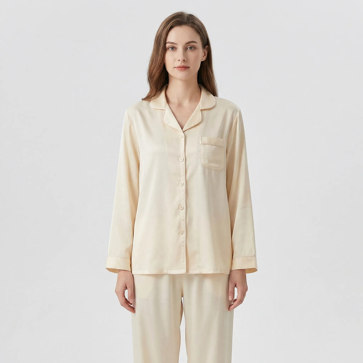 Stephanie Women's Pyjama Set | Long Sleeve Button-Up | Steven & Levon