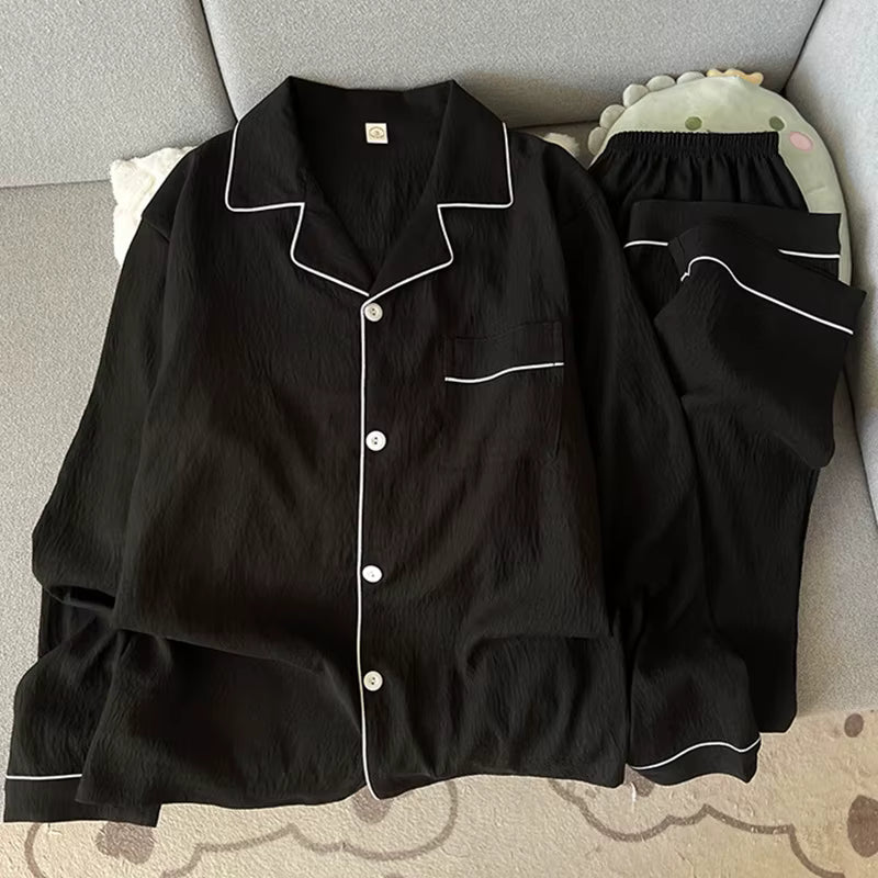 Cotton Sleepwear | Men's Pajama | Long Sleeve | Relaxed Fit | Spring & Autumn | Steven & Levon