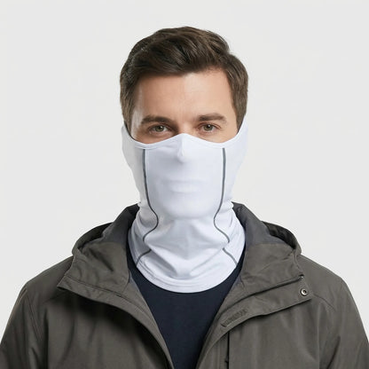 Lumiveil - Reflective Half-Face Neck Gaiter For Riders  Night Riding Protection