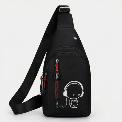 Lumivex - Glow-In-The-Dark Crossbody Chest Bag  Hands-Free Outdoor Runs