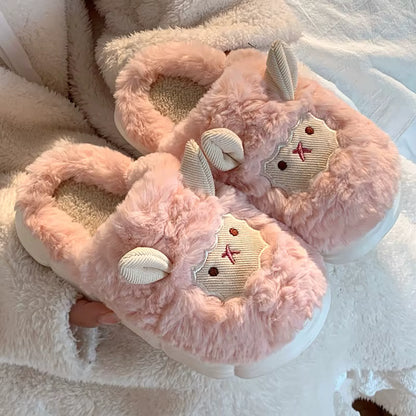 Fluffy Slippers | Plush Sheep | Soft Cotton | Warm Lining | Non-Slip Indoor | Steven & Levon