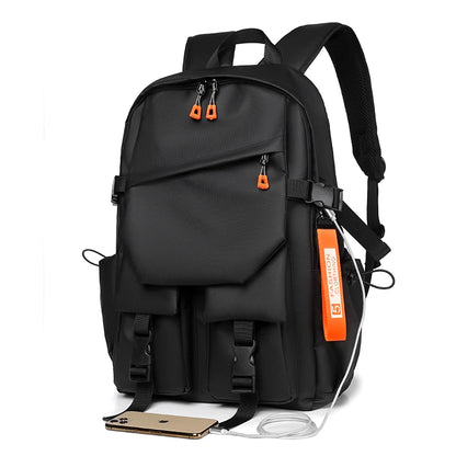 Waterproof Laptop Backpack | Men | 15.6 Inch | USB Charging Port | Travel School Bag | Steven & Levon