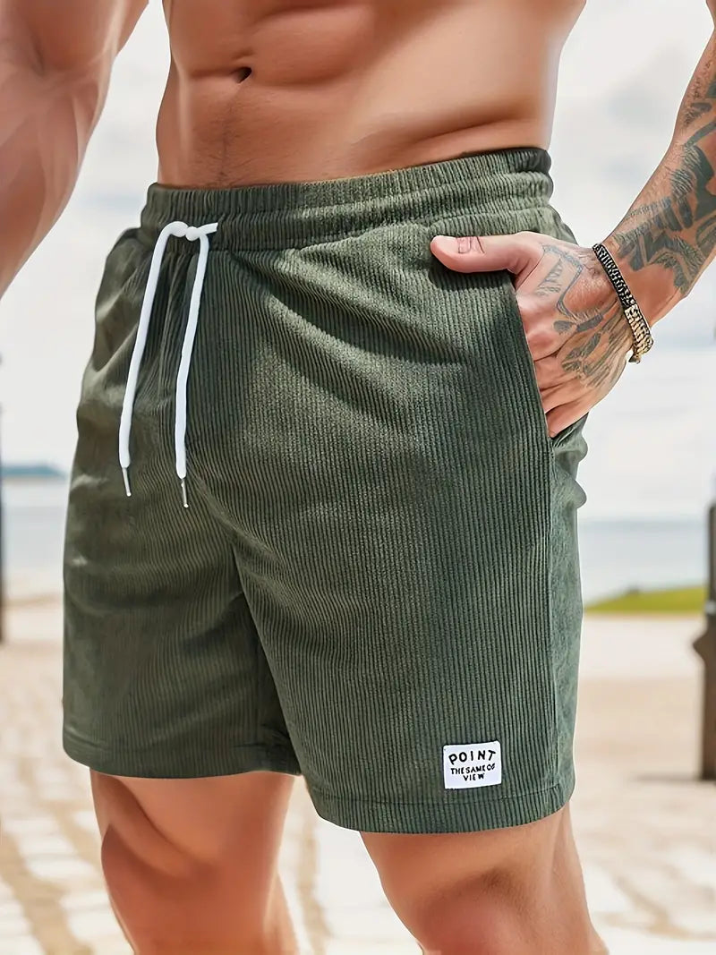Men's Swim Shorts | Men | Quick-Dry | Elastic Waist Drawstring | Steven & Levon