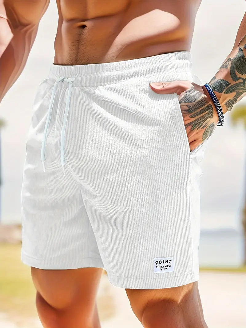 Men's Swim Shorts | Men | Quick-Dry | Elastic Waist Drawstring | Steven & Levon