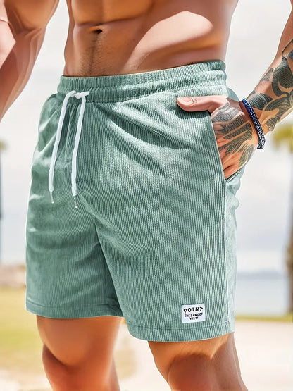 Men's Swim Shorts | Men | Quick-Dry | Elastic Waist Drawstring | Steven & Levon