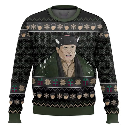 3D Cartoon Christmas Sweater | Men's Polyester Festive Pullover | Warm | Steven & Levon