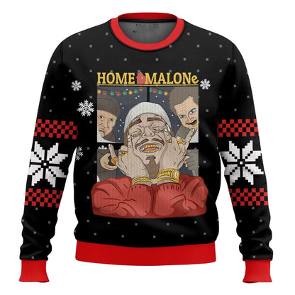 3D Cartoon Christmas Sweater | Men's Polyester Festive Pullover | Warm | Steven & Levon