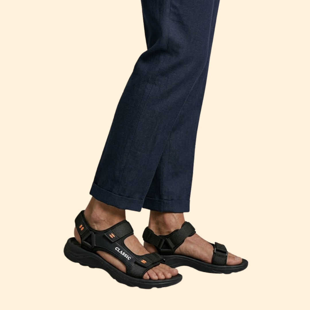 Men's Adjustable Sandals | Outdoor Sport Sandals | Men | Breathable Fabric | Steven & Levon