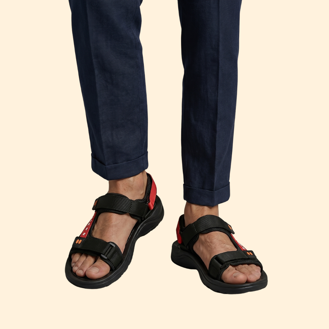 Men's Adjustable Sandals | Outdoor Sport Sandals | Men | Breathable Fabric | Steven & Levon