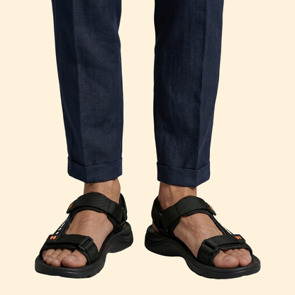 Men's Adjustable Sandals | Outdoor Sport Sandals | Men | Breathable Fabric | Steven & Levon