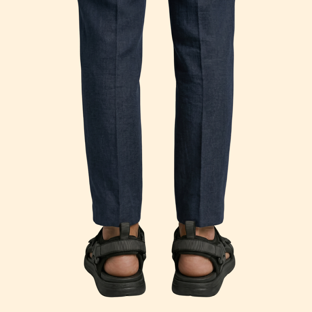 Men’s Leather Open Toe Sandals | Men |Non-Slip Rubber Sole & Adjustable Strap | Steven & Levon