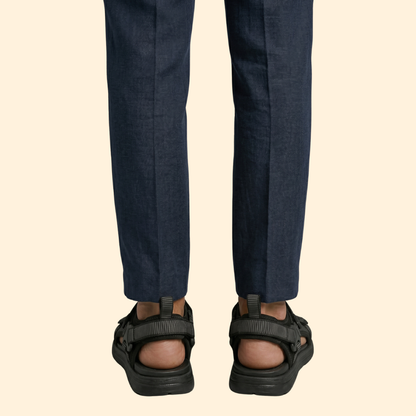 Men’s Leather Open Toe Sandals | Men |Non-Slip Rubber Sole & Adjustable Strap | Steven & Levon